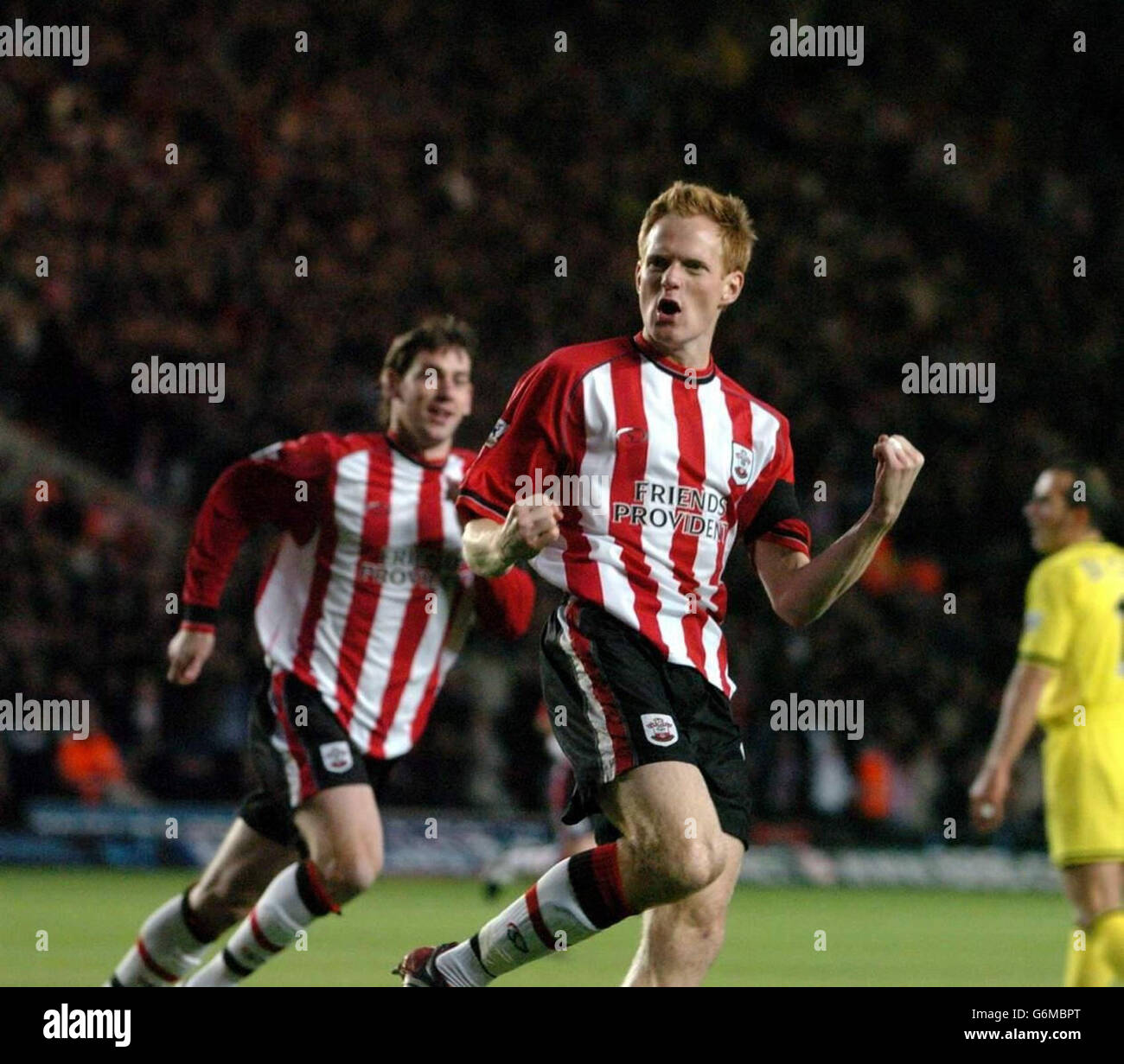 Michael Svensson Southampton v Charlton Foto Stock