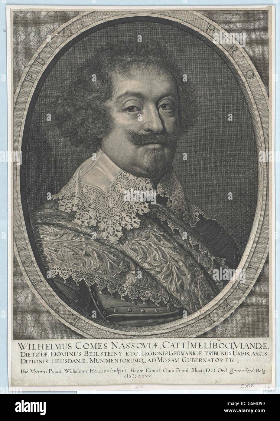 Wilhelm Graf von Nassau-Siegen Foto Stock