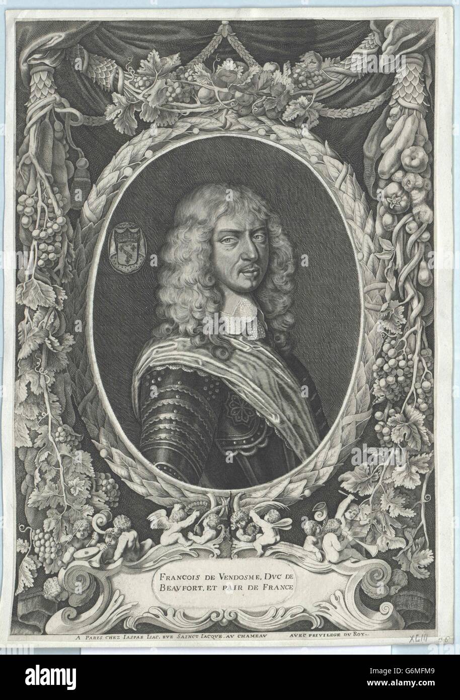 Vendôme, Duc de Beaufort, François de Foto Stock