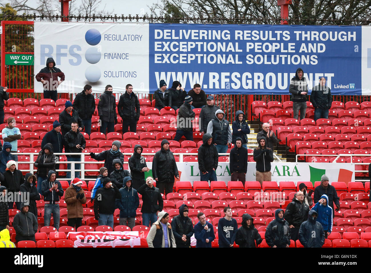 Calcio - Sky lega Bet One - Città di Swindon v Coventry City - County Ground Foto Stock