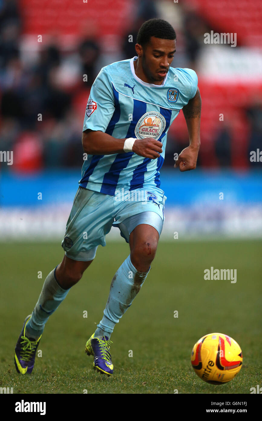 Calcio - Sky lega Bet One - Città di Swindon v Coventry City - County Ground Foto Stock