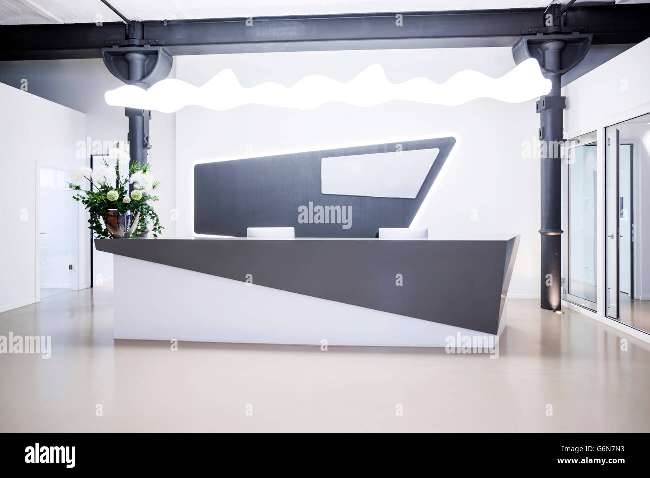 Ricezione di chirurgia dentale Foto Stock