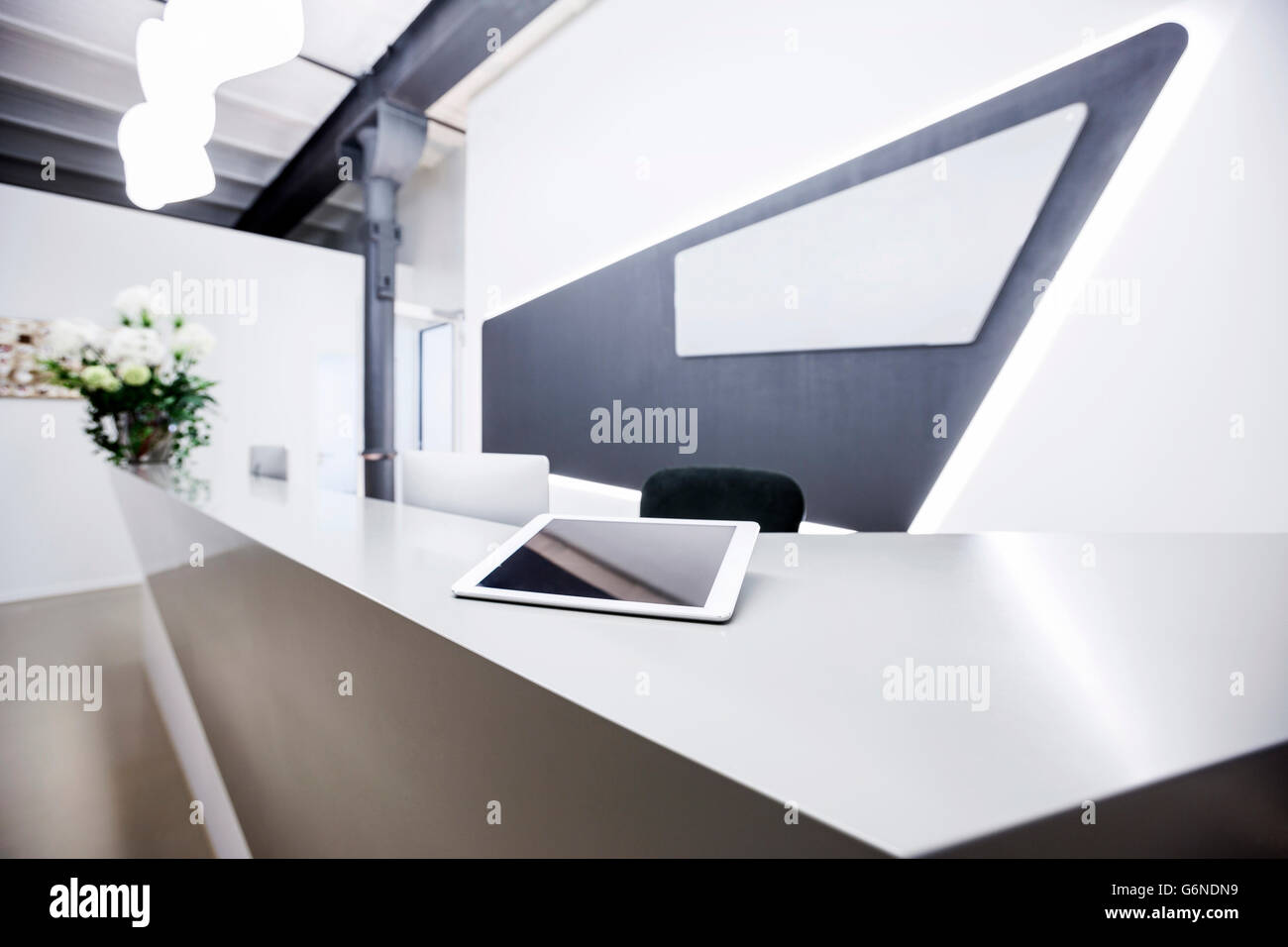 Ricezione di chirurgia dentale Foto Stock