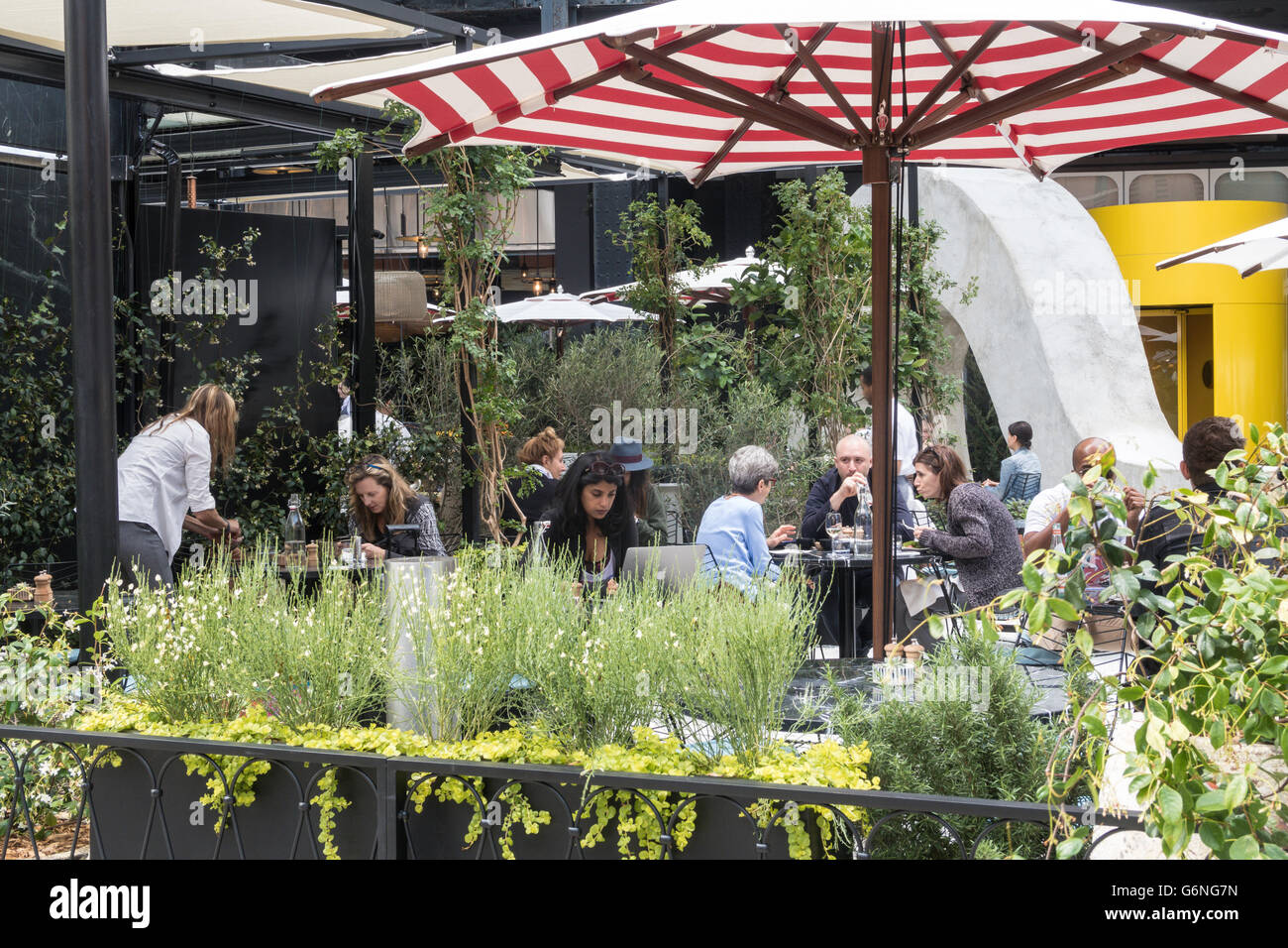 Lo standard High Line Hotel, NYC Foto Stock