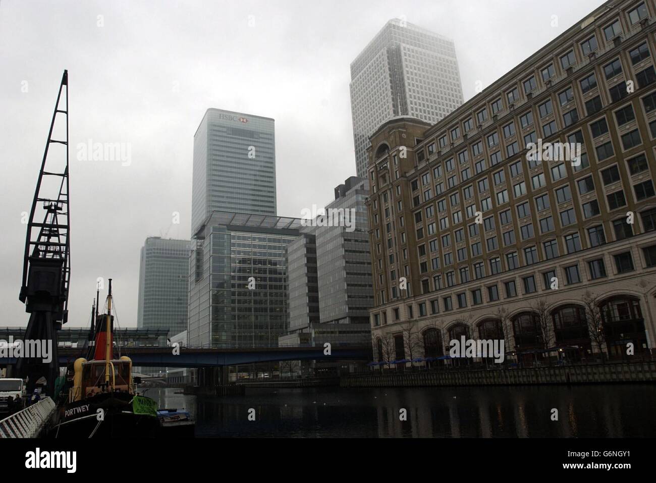 Edificio HSBC Canary Wharf. L'edificio HSBC a Canary Wharf, Londra. Foto Stock