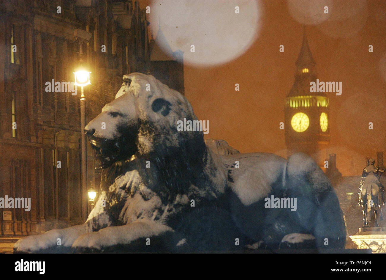 Inverno Meteo colpisce la Gran Bretagna Foto Stock