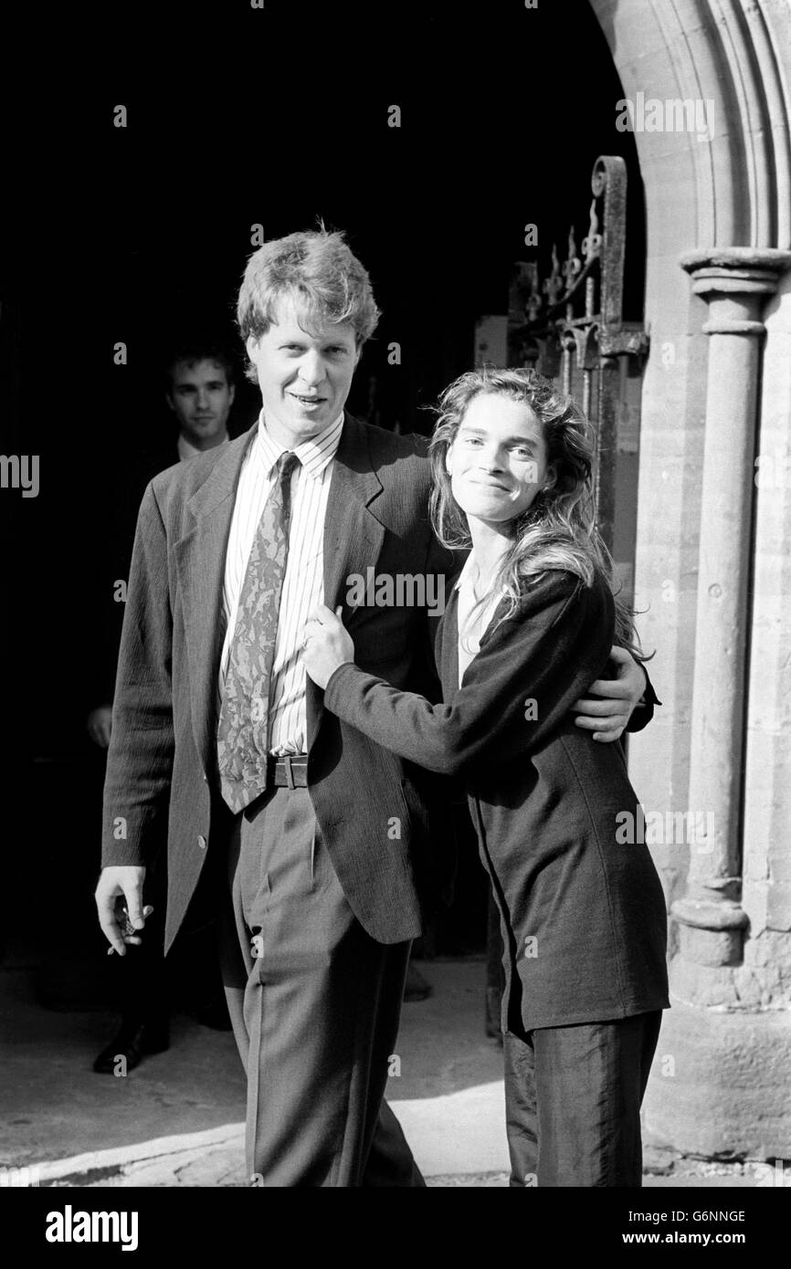 Royalty - Visconte Althorp cerimonia nuziale - La Chiesa di Santa Maria Foto Stock