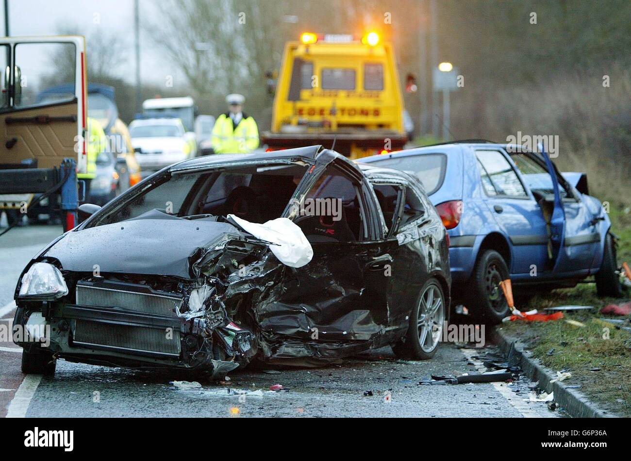 Incidente Man United Crash Foto Stock