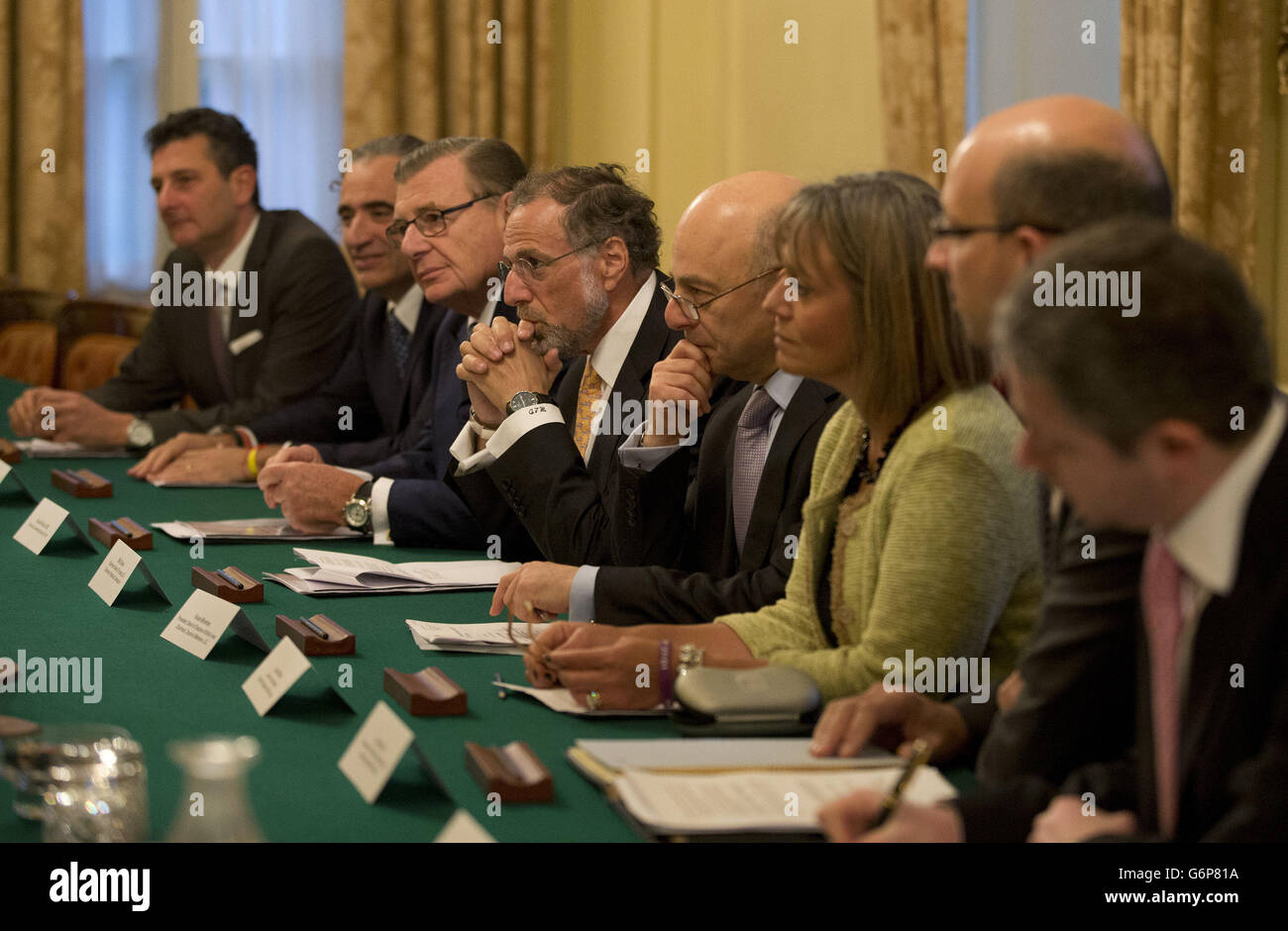 PM soddisfa con British Jewish Leadership Council Foto Stock