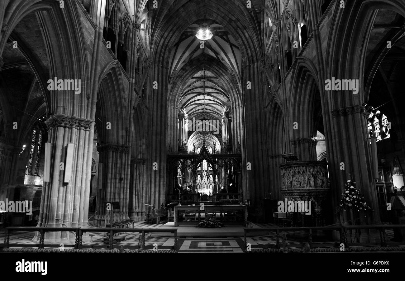 Cattedrale di Worcester - Stock Foto Stock