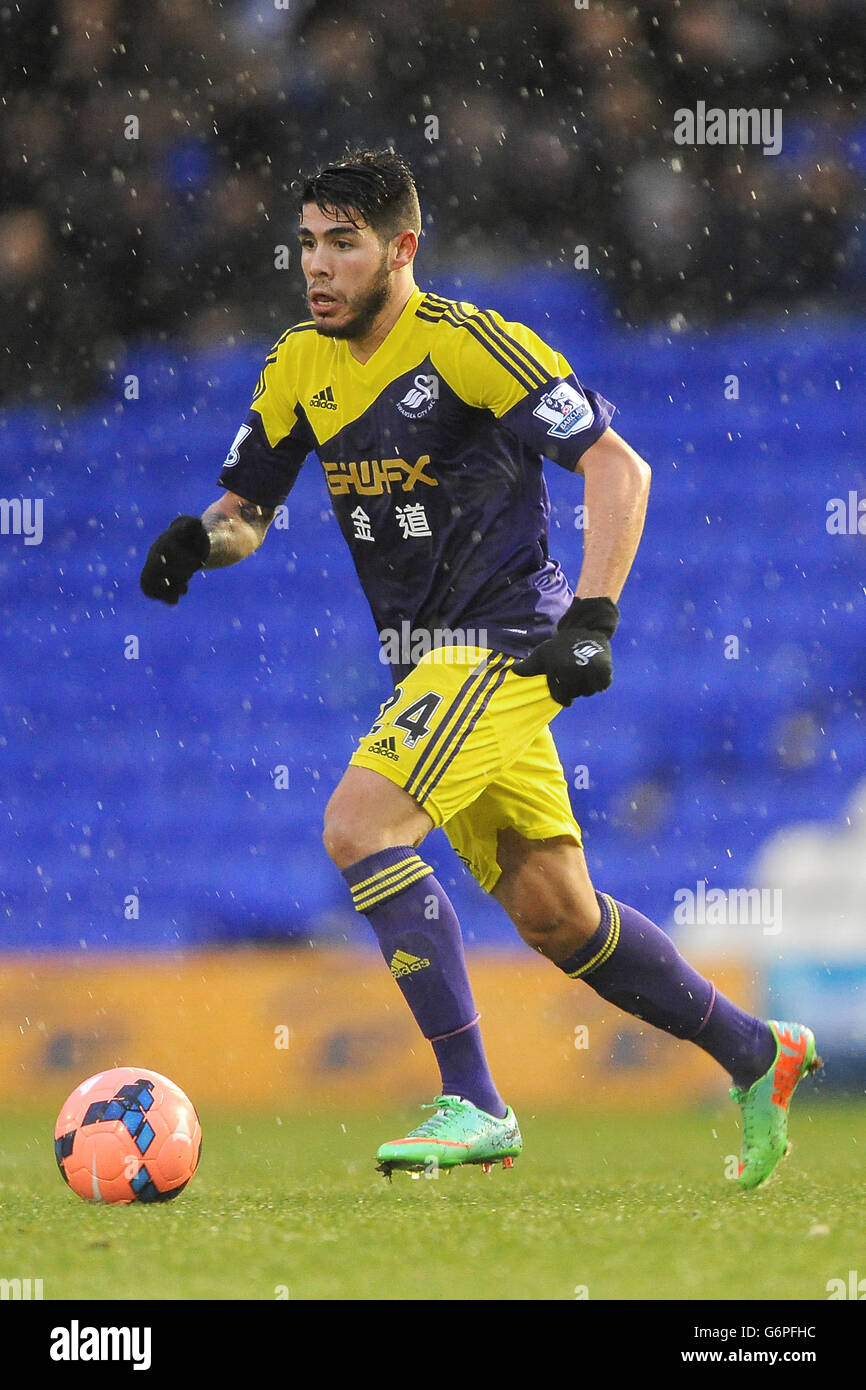 Calcio - fa Cup - quarto turno - Birmingham City / Swansea City - St Andrews. Alejandro Pozuelo, Swansea City. Foto Stock