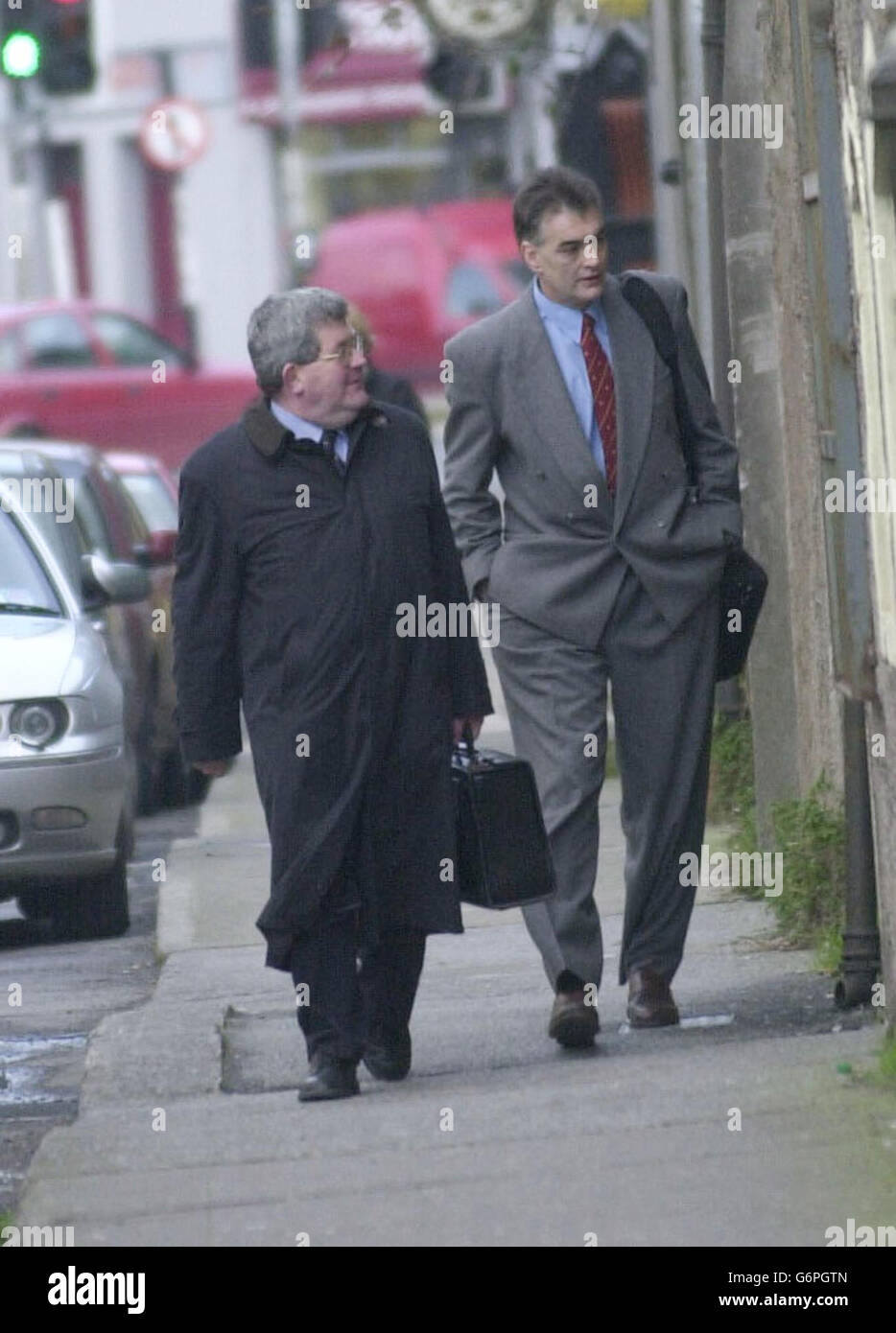 Ian Bailey arriva in tribunale Foto Stock