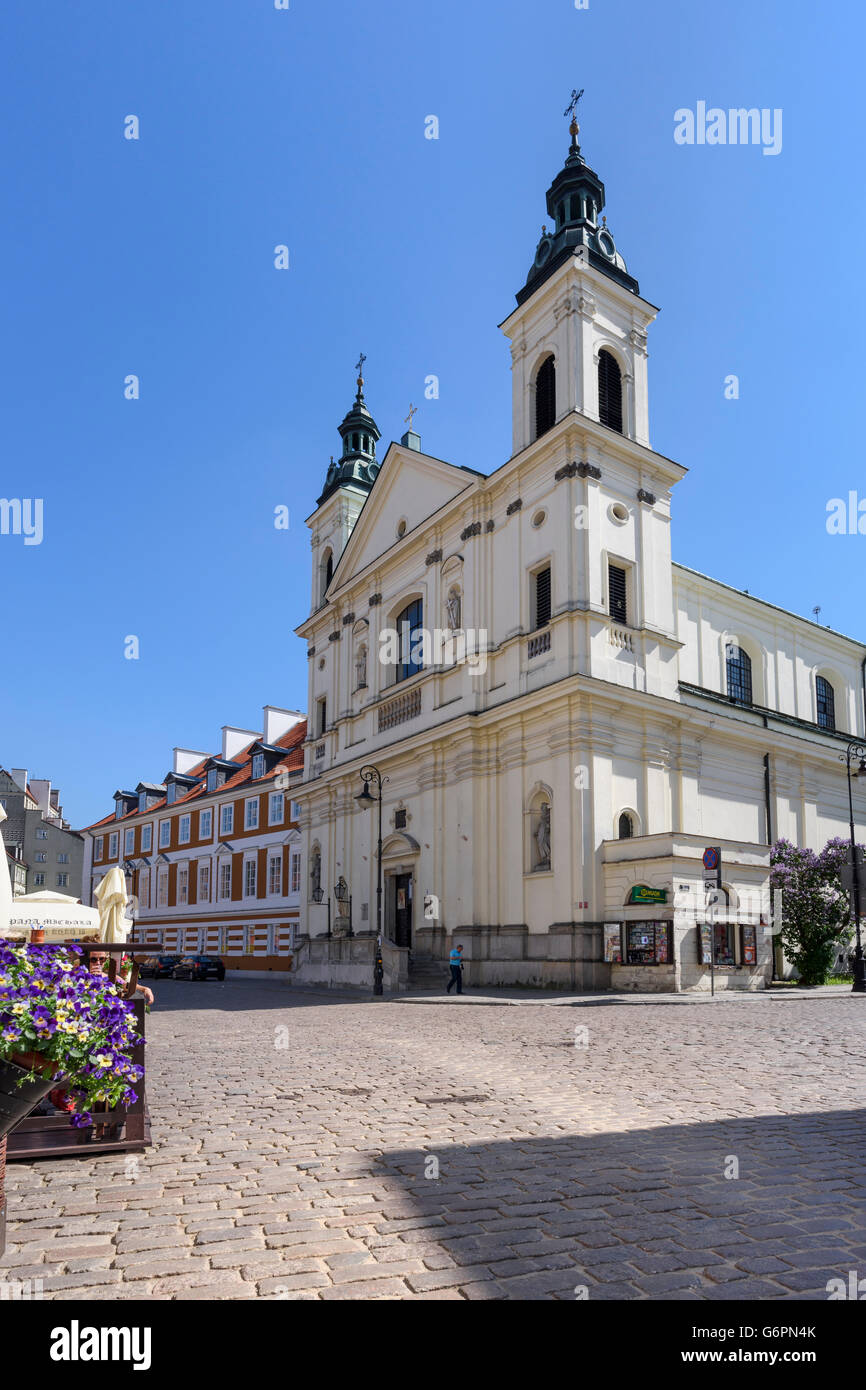 La Chiesa del Santo Spirito a Varsavia la città nuova. Foto Stock