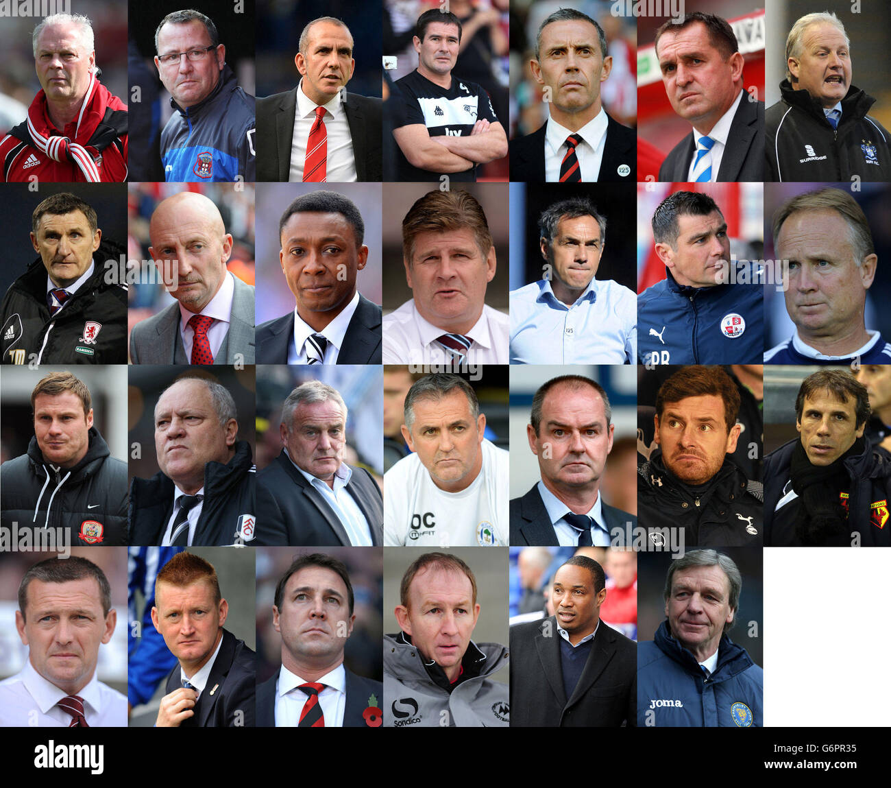 Calcio - 2013-14 stagione calcistica partenze manageriali Foto Stock