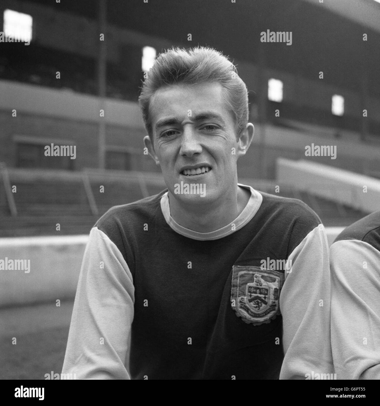 Calcio - Burnley FC Photocall - Turf Moor. Burnley in avanti Arthur Bellamy, da Blackhill in Co. Durham. Foto Stock