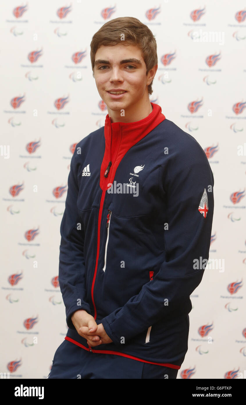 Paralimpiadi Invernali - Team paralimpico GB di lancio per Sochi - Radisson Blu Hotel Foto Stock