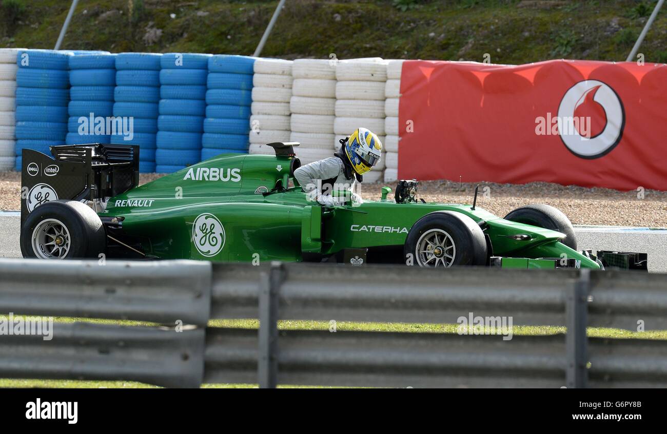 Formula Uno - 2014 Test - Giorno 2 - Circuito de Jerez Foto Stock