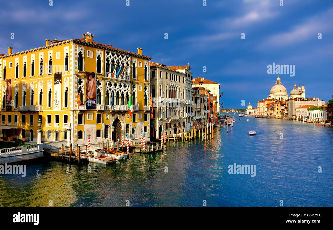 Il Canal Grande a Venezia Foto Stock