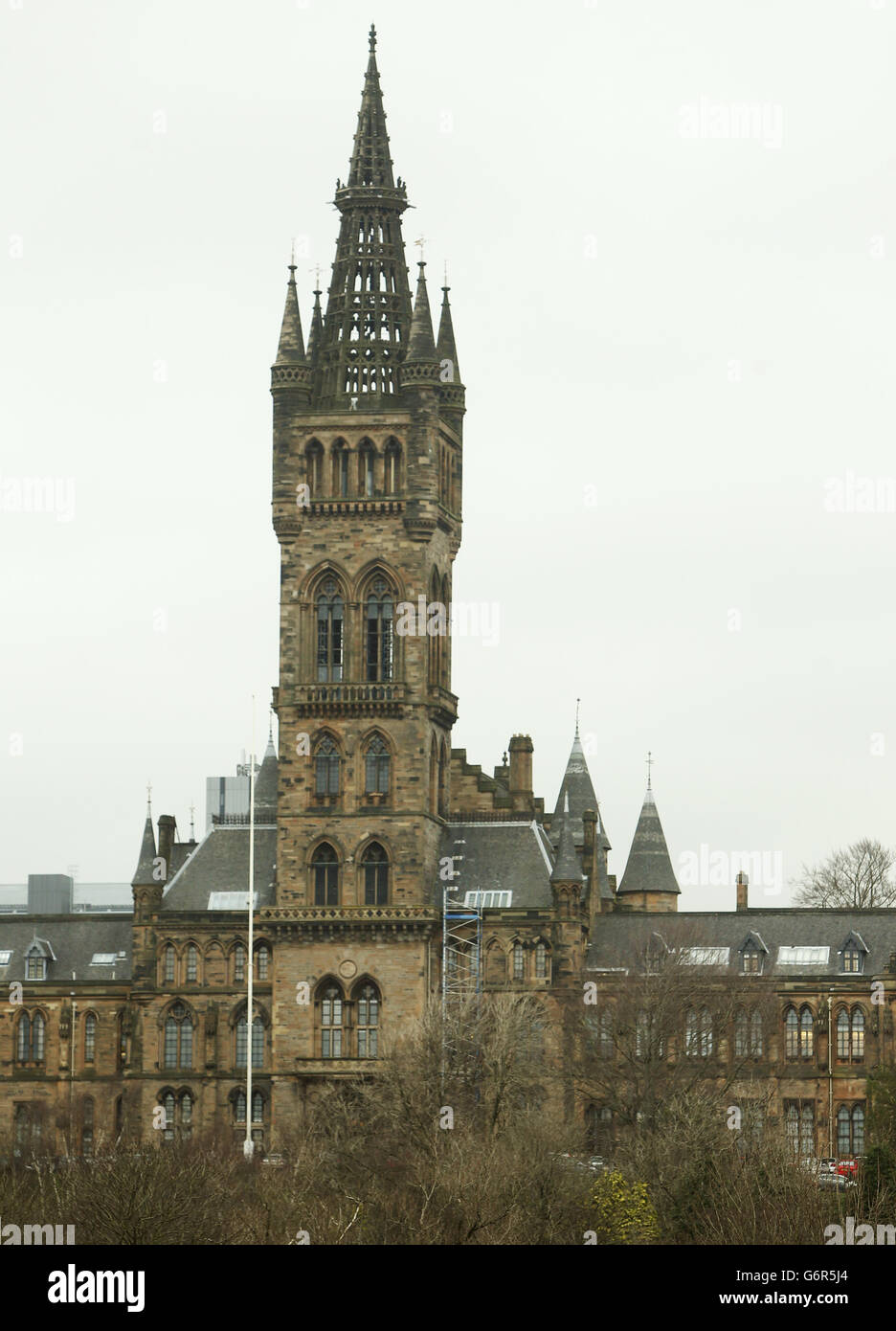 Visione generale dell'Università di Glasgow, dove il whistleblower Edward Snowden ha accettato di candidarsi per il rettore. Foto Stock