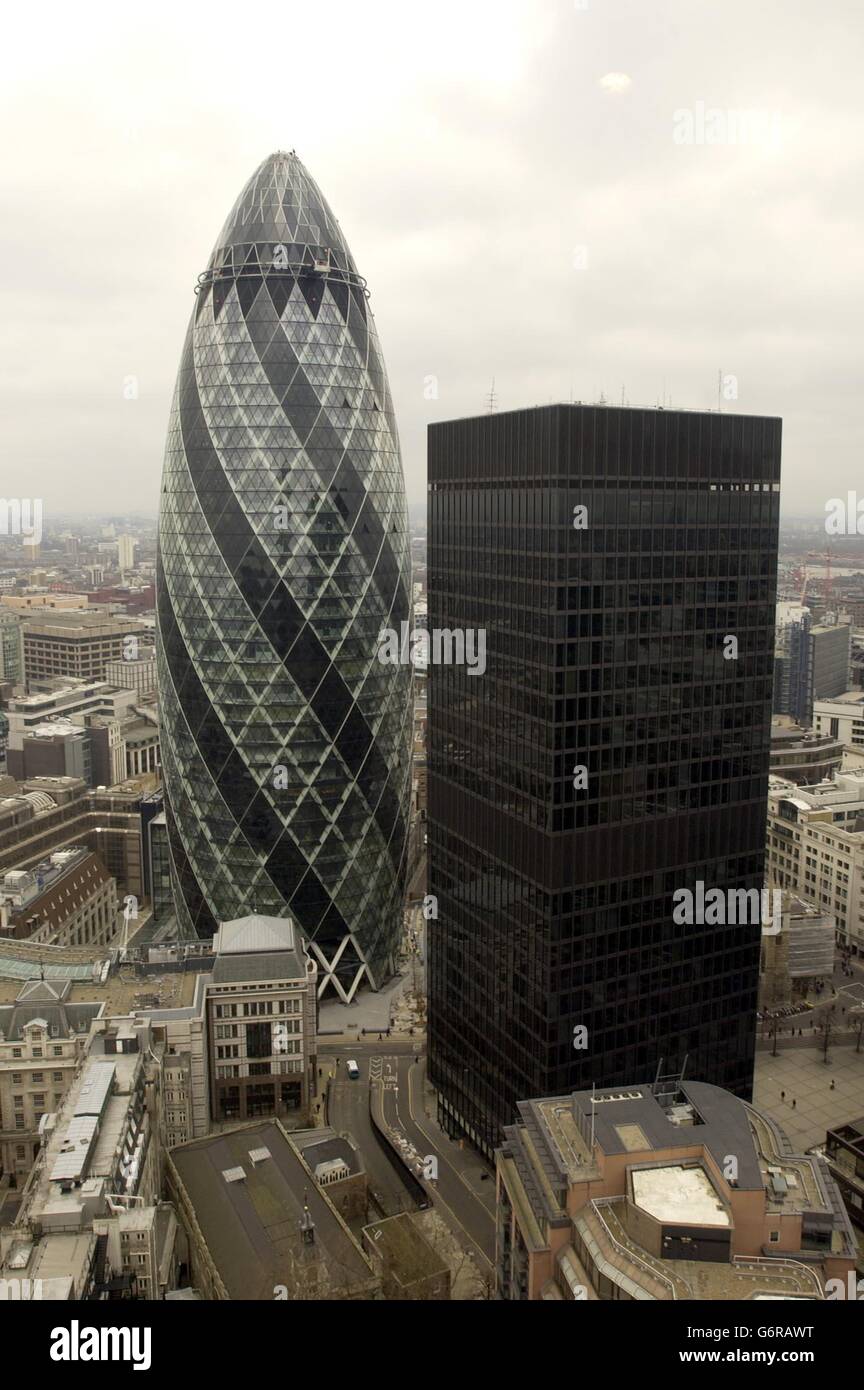 La Swiss Re Building Foto Stock