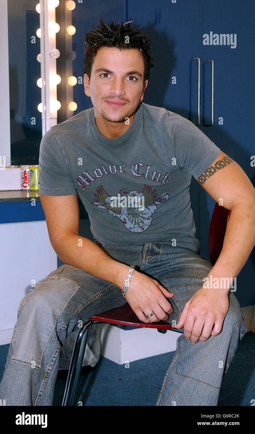 Peter Andre MTV TRL UK Foto Stock
