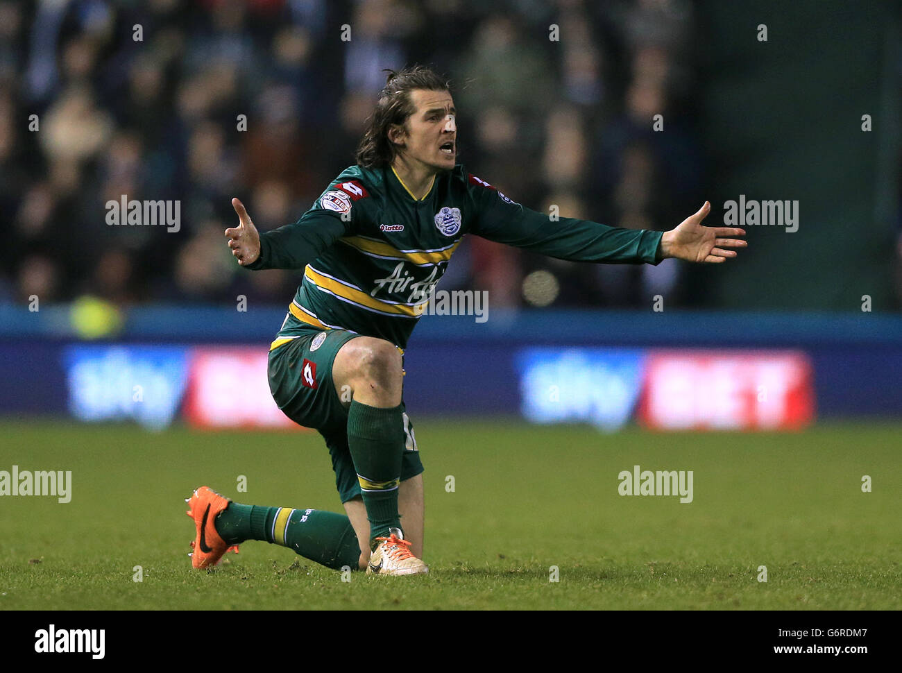 Calcio - Campionato Sky Bet - Derby County / Queens Park Rangers - iPro Stadium. Joey Barton del Queens Park Rangers mostra la sua fuga durante la sconfitta di 1.0 via alla contea di Derby Foto Stock