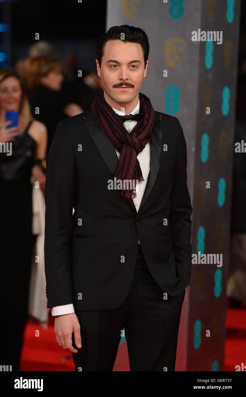 Jack Huston arriva all'EE British Academy Film Awards 2014, presso la Royal Opera House, Bow Street, Londra. Foto Stock