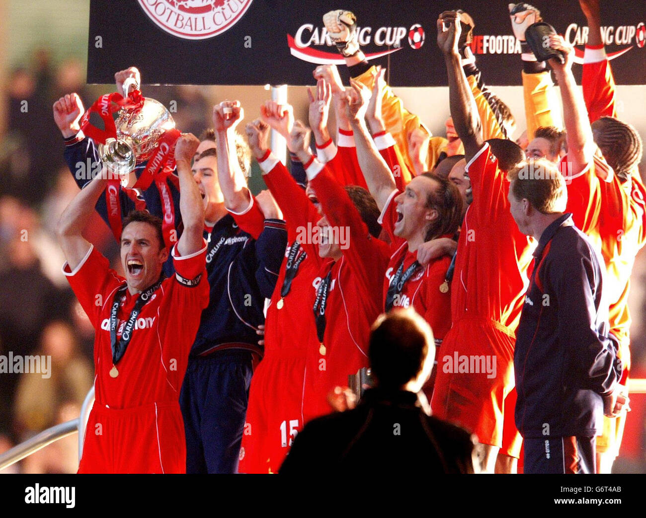 SOCCER Carling Cup finale Foto Stock