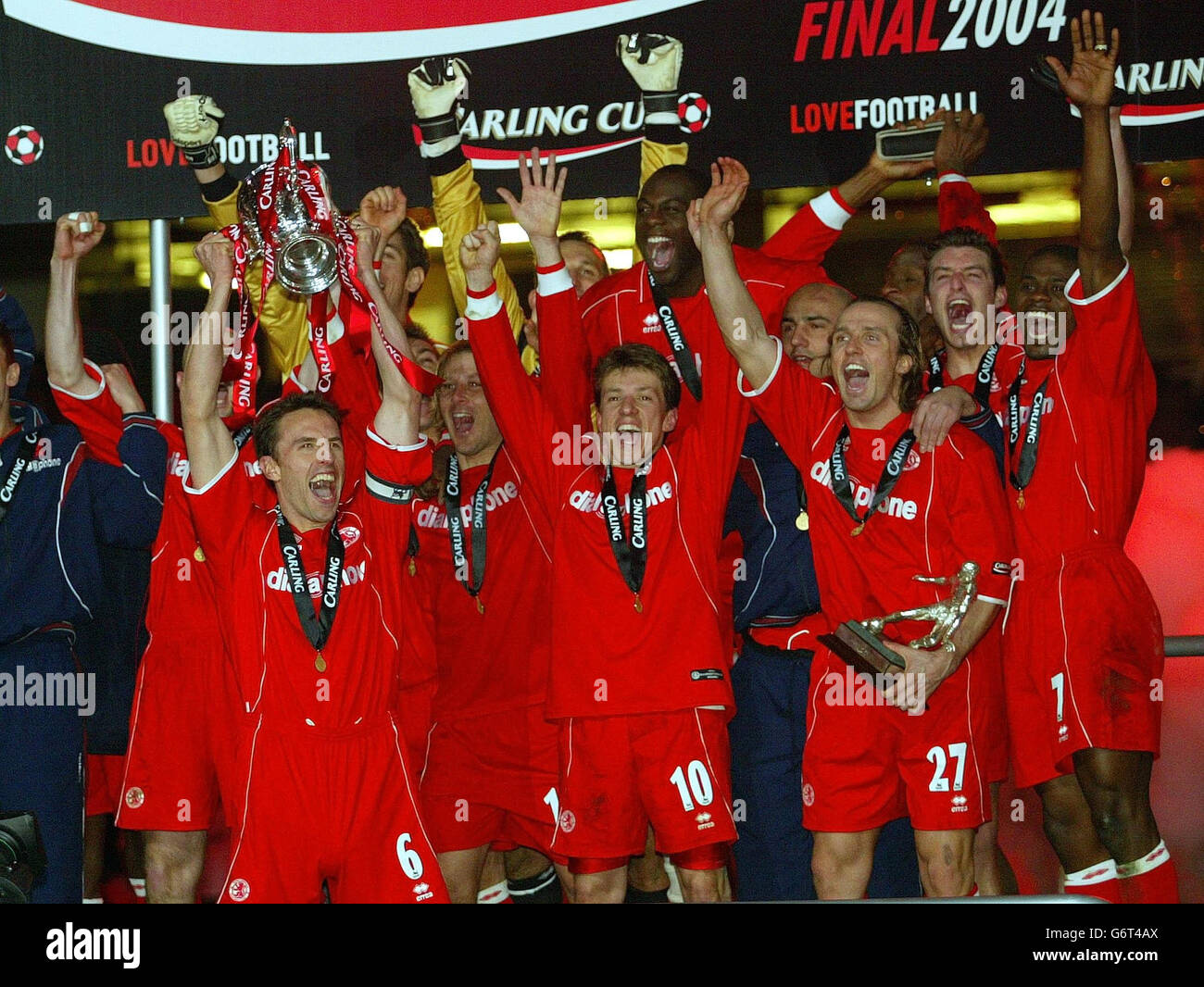 SOCCER Carling Cup finale Foto Stock