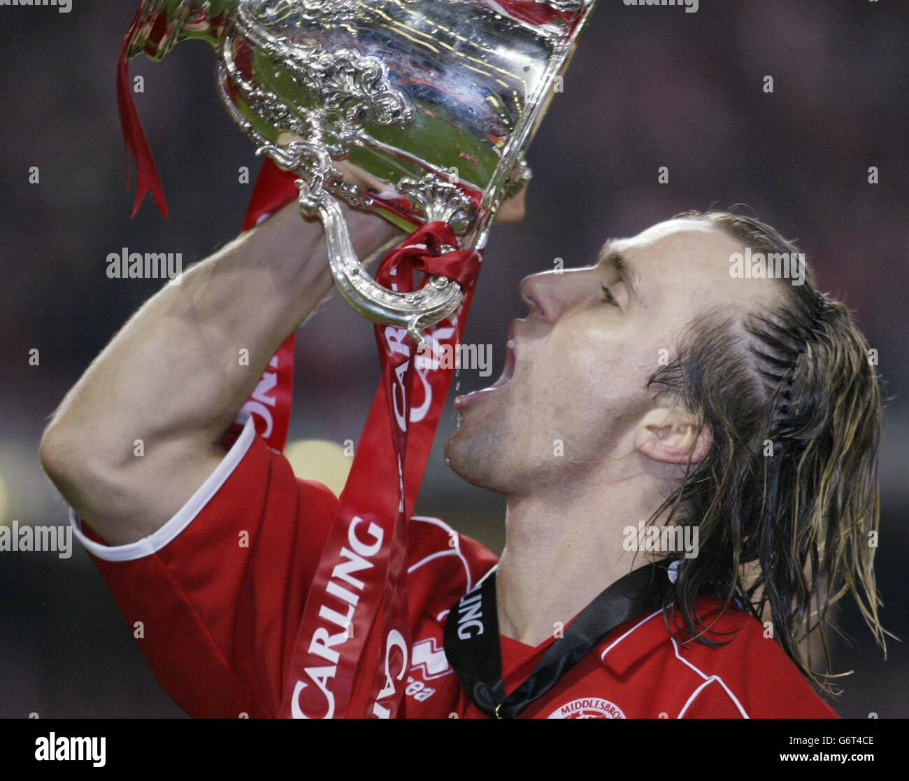 SOCCER Carling Cup finale Foto Stock