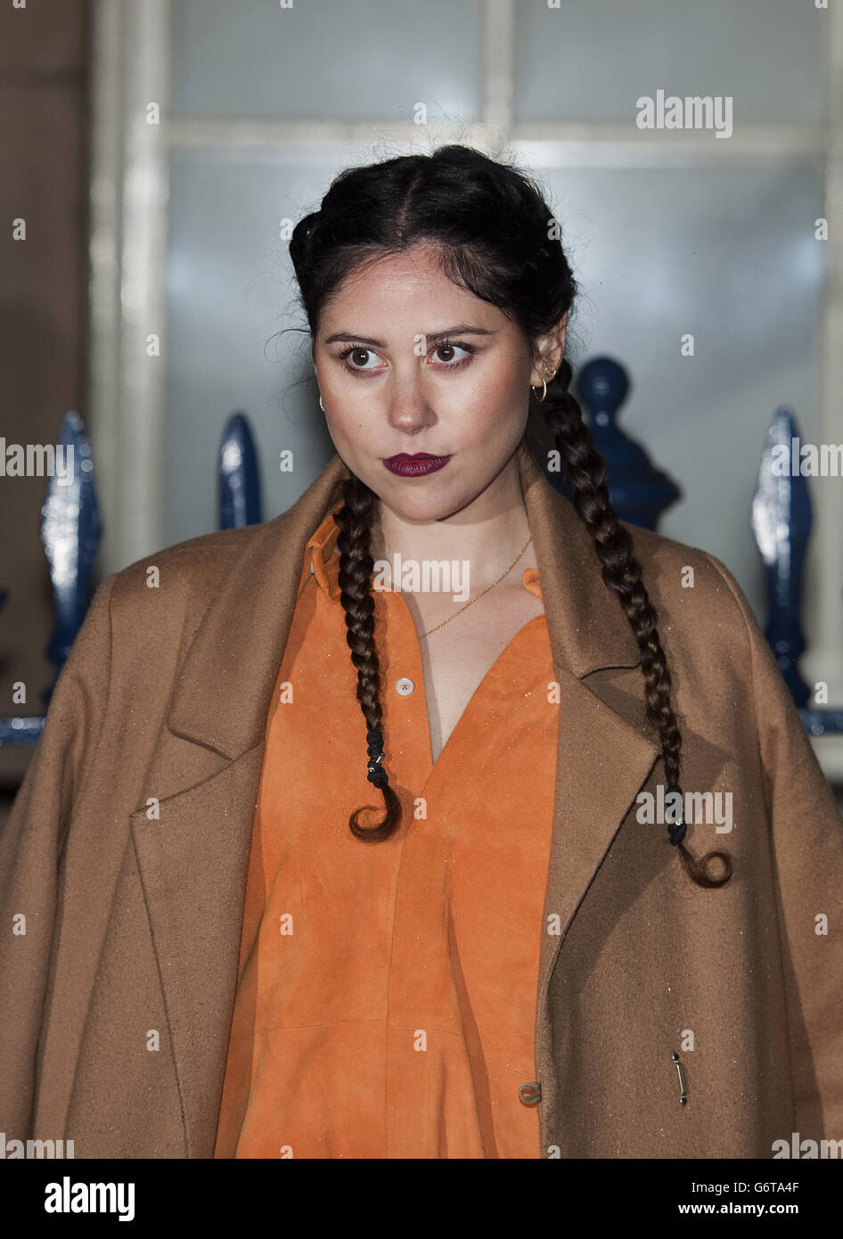 Eliza Doolittle arriva all'evento 'Creative London' tenuto presso la Spencer House nel centro di Londra, organizzato dal British Fashion Council (BFC), dalla British Academy of Film and Television (BAFTA) e dalla British Recorded Music Industry (BPI). Foto Stock