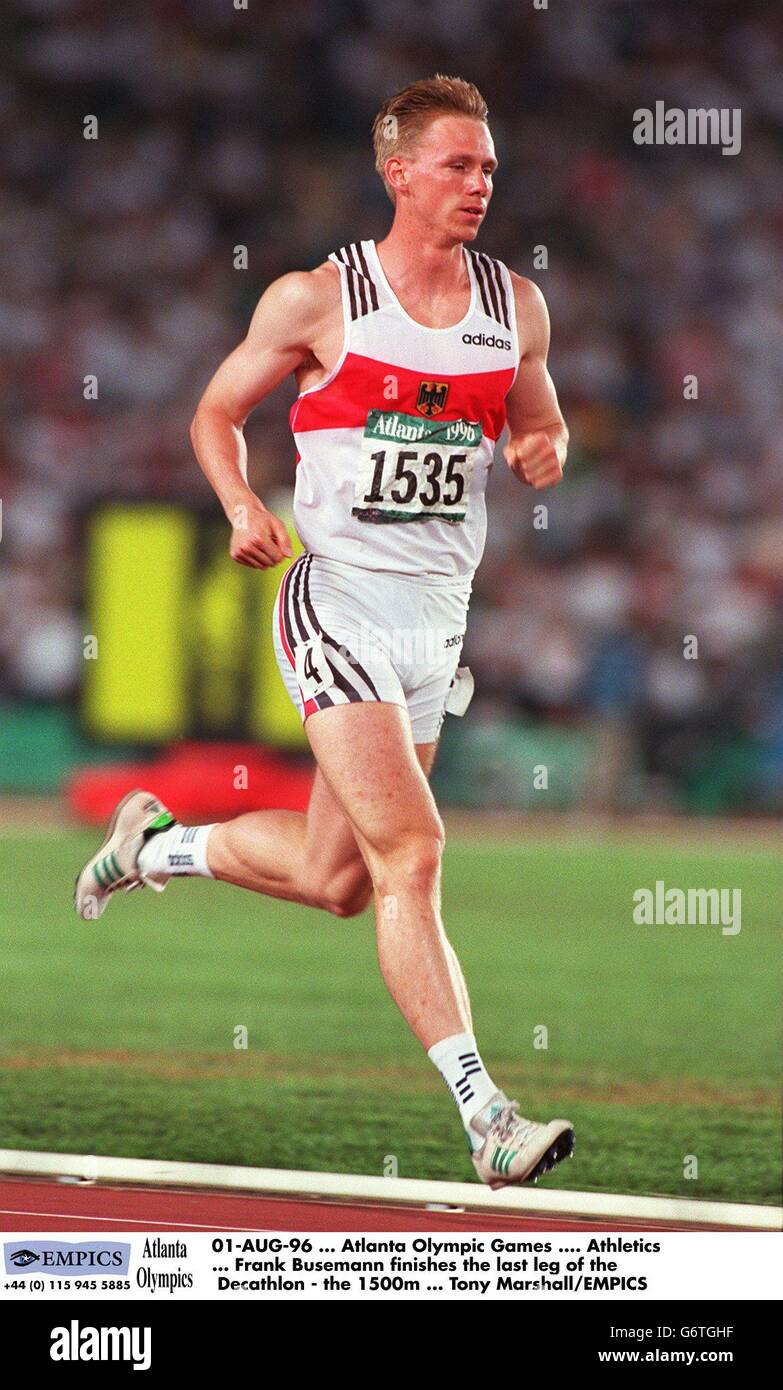 I Giochi olimpici di Atlanta .... Atletica leggera Foto Stock