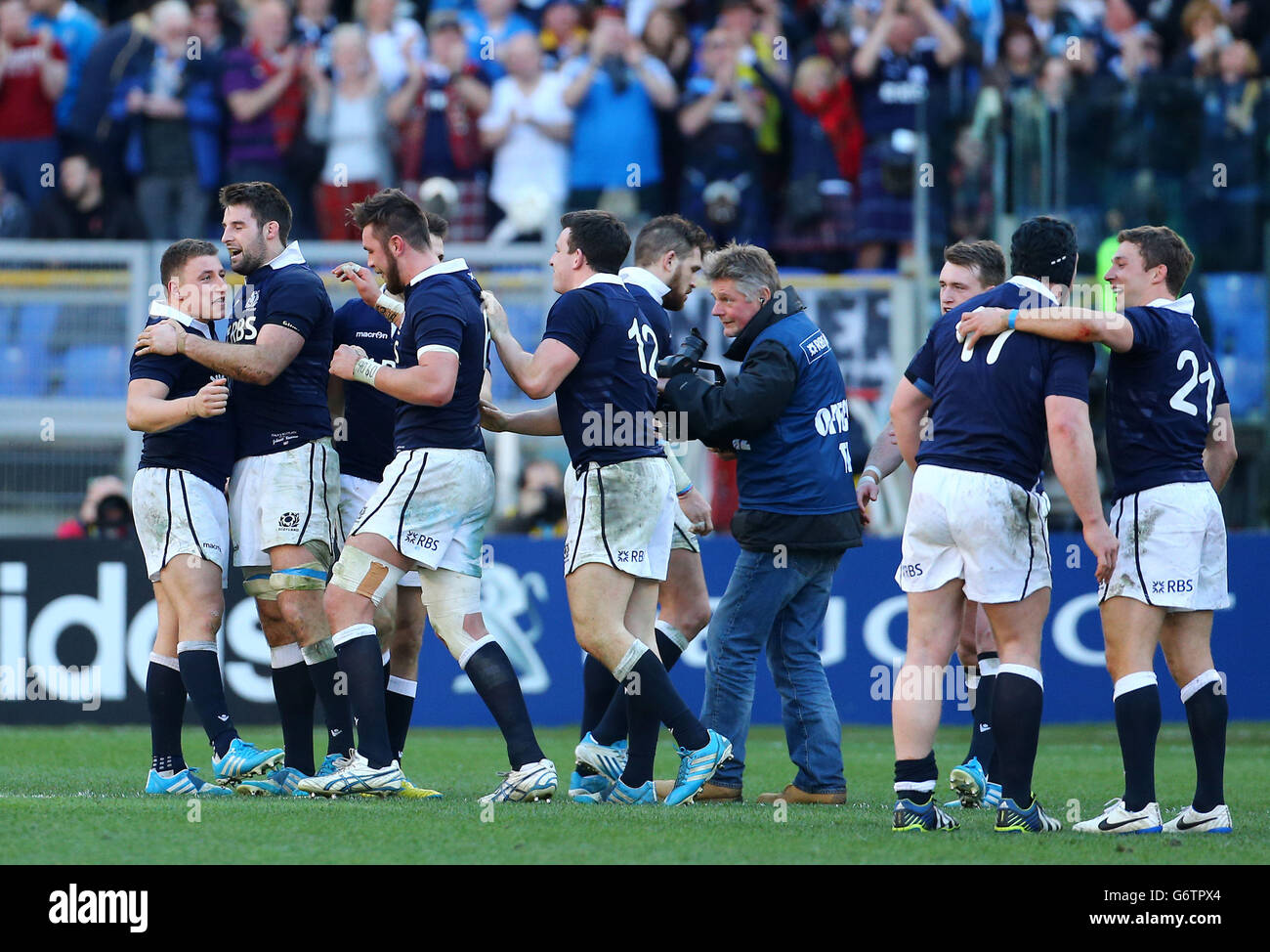 Il Rugby - RBS 6 Nazioni - Italia v Scozia - Stadio Olympico Foto Stock