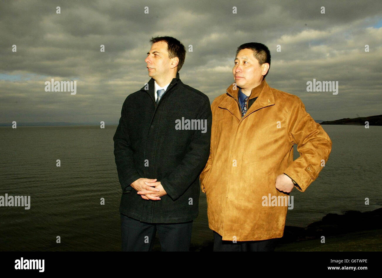 Dr Zuo Zhijin Morecambe Bay Foto Stock