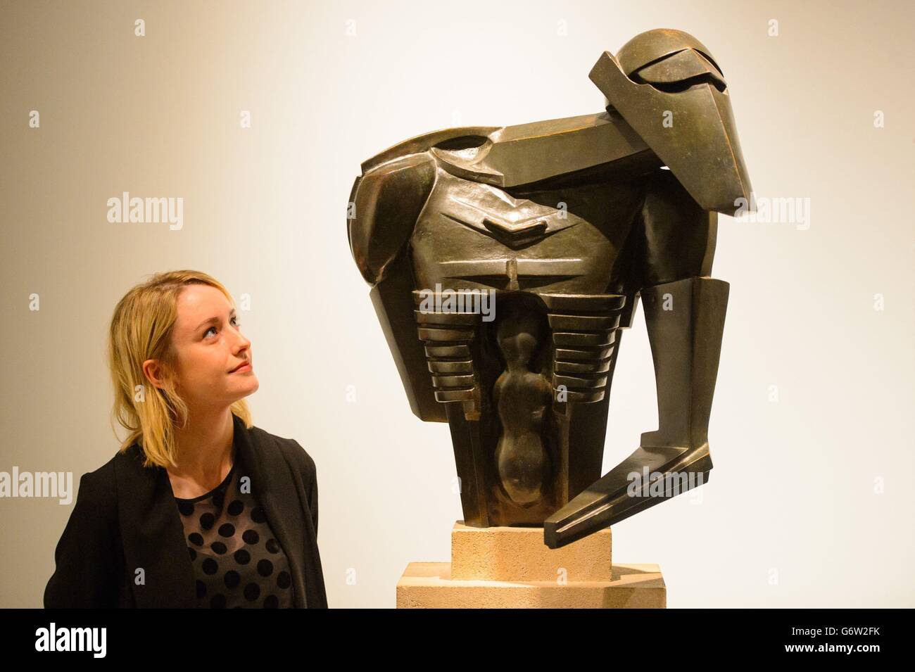 La Grande Guerra in Ritratti mostra - Londra Foto Stock