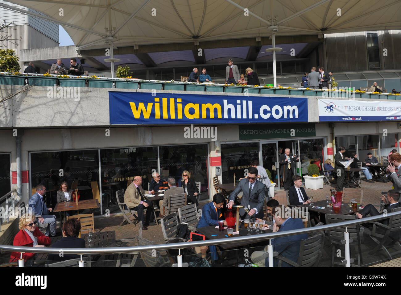 Horse Racing - William Hill Imperial Cup giorno - Sandown Park Racecourse Foto Stock