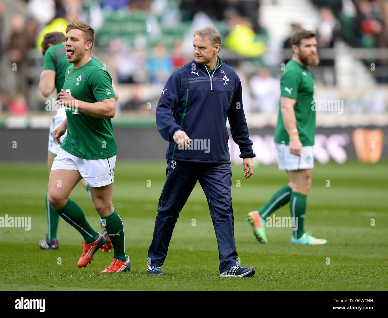 Il Rugby - RBS 6 Nazioni - Inghilterra v Irlanda - Twickenham Foto Stock