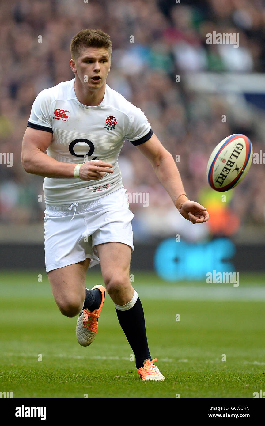 Il Rugby - RBS 6 Nazioni - Inghilterra v Irlanda - Twickenham Foto Stock