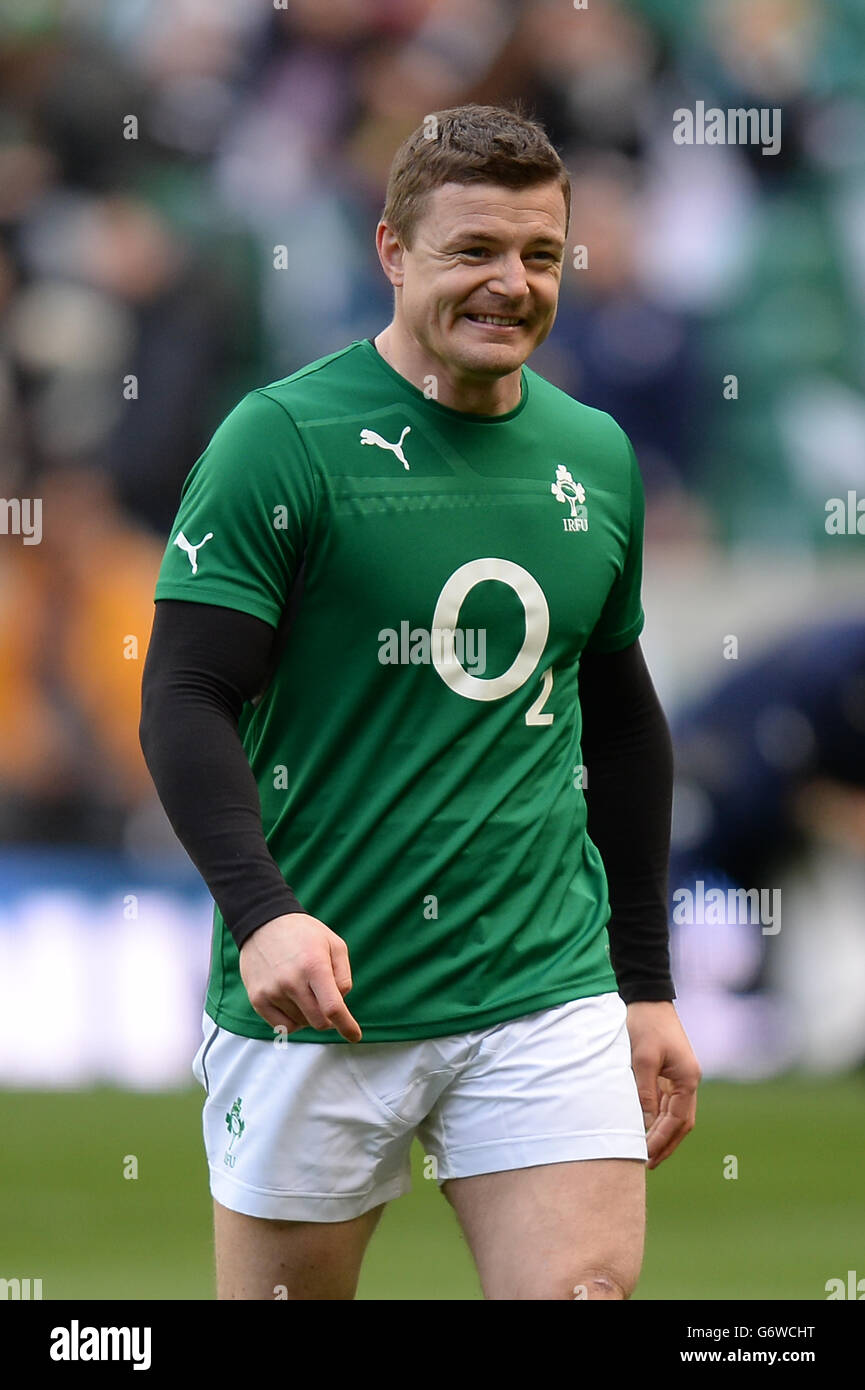 Il Rugby - RBS 6 Nazioni - Inghilterra v Irlanda - Twickenham Foto Stock