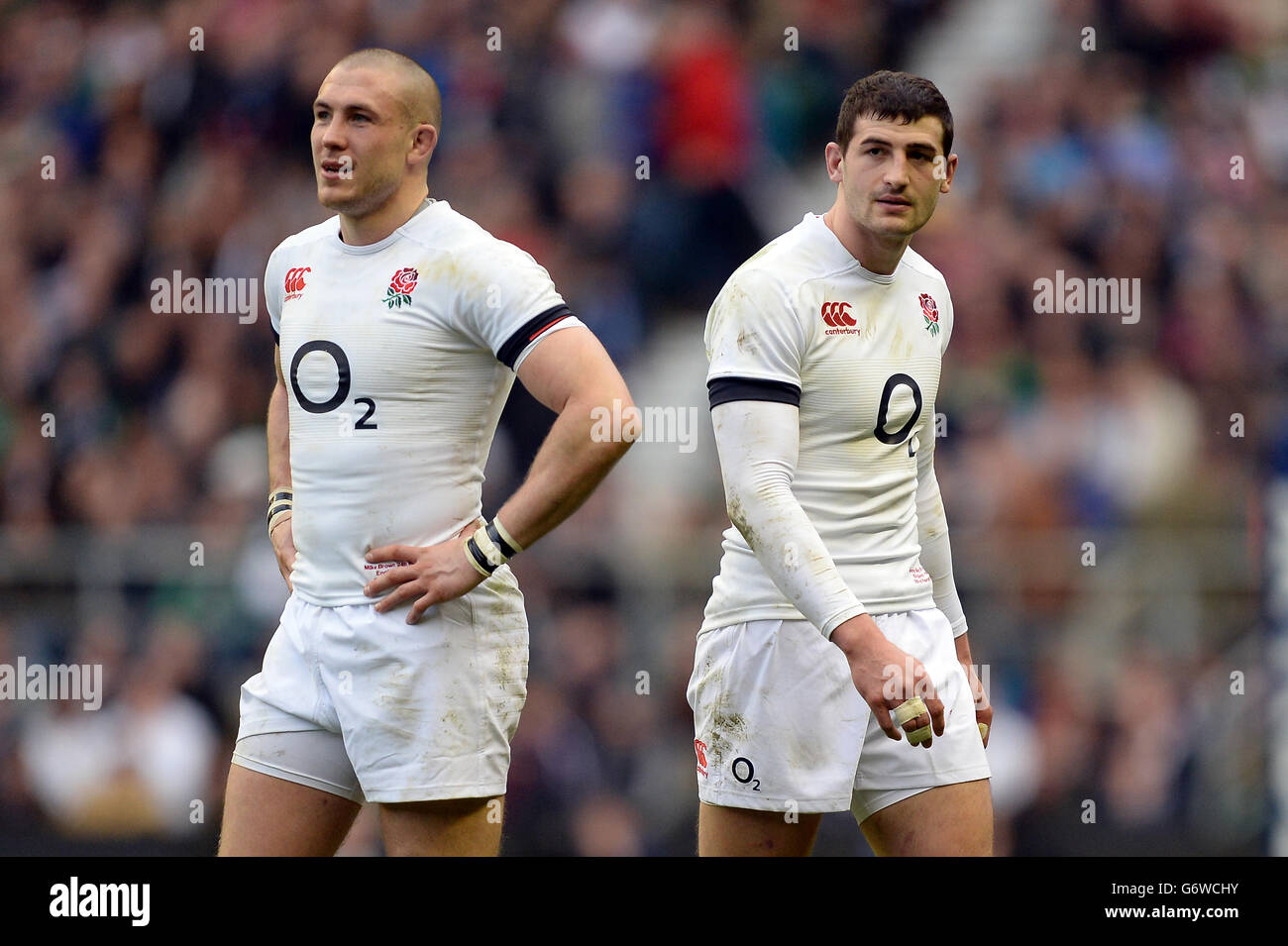 Il Rugby - RBS 6 Nazioni - Inghilterra v Irlanda - Twickenham Foto Stock