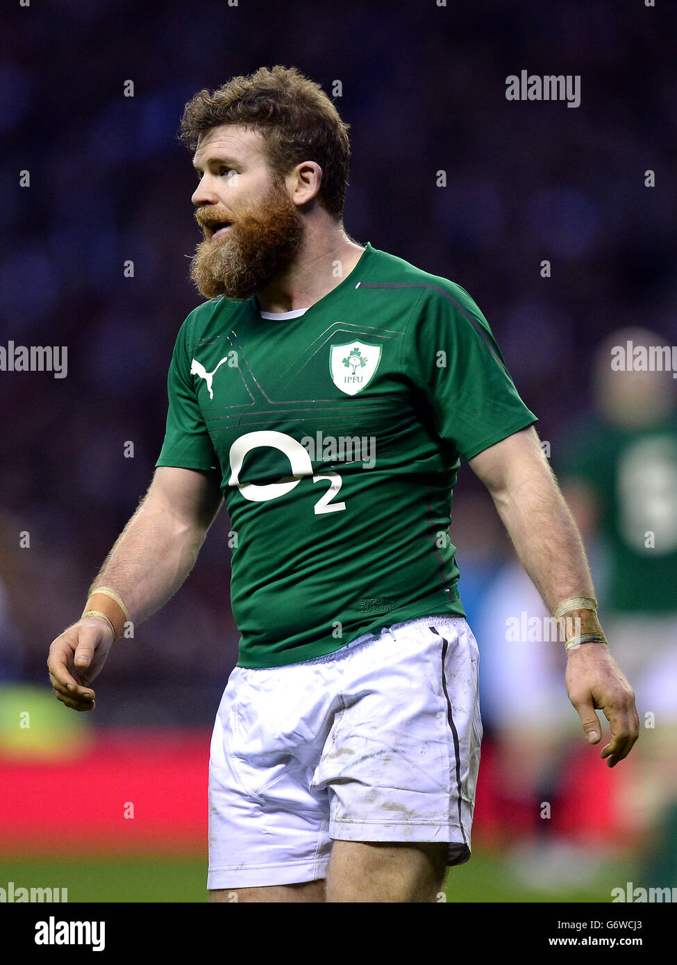 Rugby Union - RBS 6 Nazioni - Inghilterra / Irlanda - Twickenham. Gordon D'Arcy, Irlanda Foto Stock
