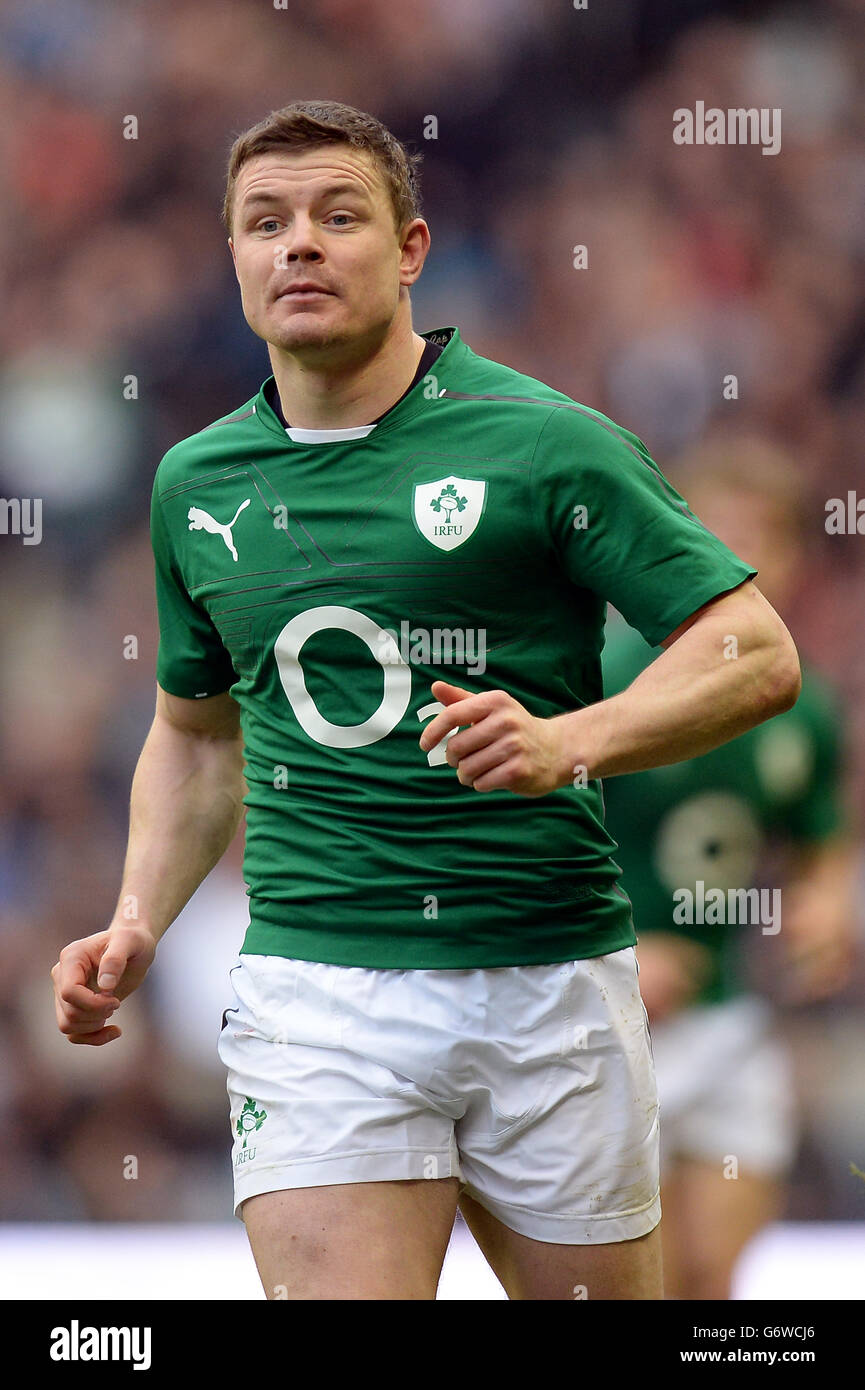 Il Rugby - RBS 6 Nazioni - Inghilterra v Irlanda - Twickenham Foto Stock