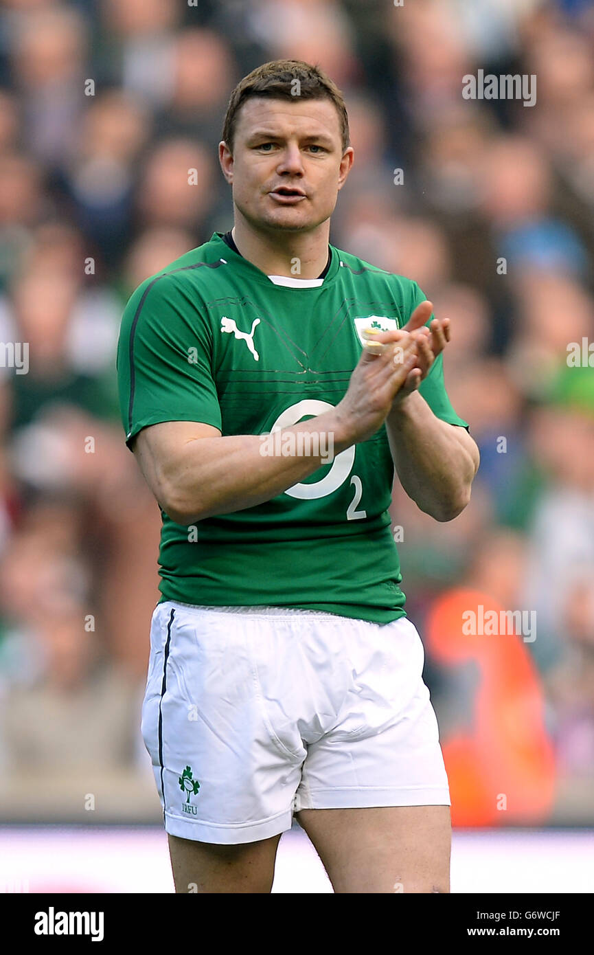 Il Rugby - RBS 6 Nazioni - Inghilterra v Irlanda - Twickenham Foto Stock