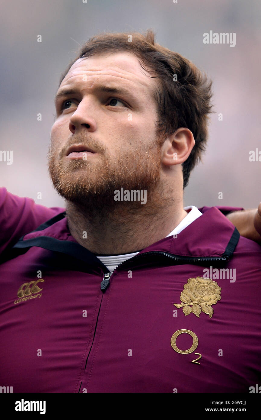 Rugby Union - RBS 6 Nazioni - Inghilterra / Irlanda - Twickenham. Henry Thomas, Inghilterra Foto Stock