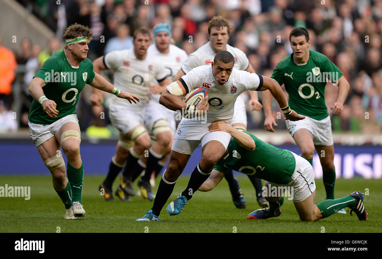 Il Rugby - RBS 6 Nazioni - Inghilterra v Irlanda - Twickenham Foto Stock