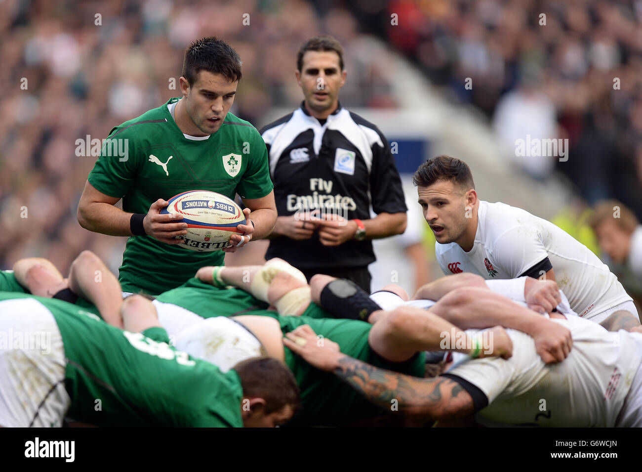 Il Rugby - RBS 6 Nazioni - Inghilterra v Irlanda - Twickenham Foto Stock