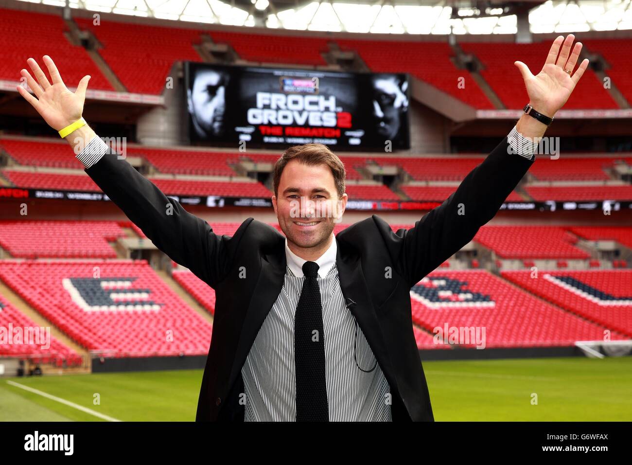 Boxing - IBF e WBA Super Middlewight titolo - Carl Froch v George Groves - Luogo Annuncio Conferenza Stampa Foto Stock