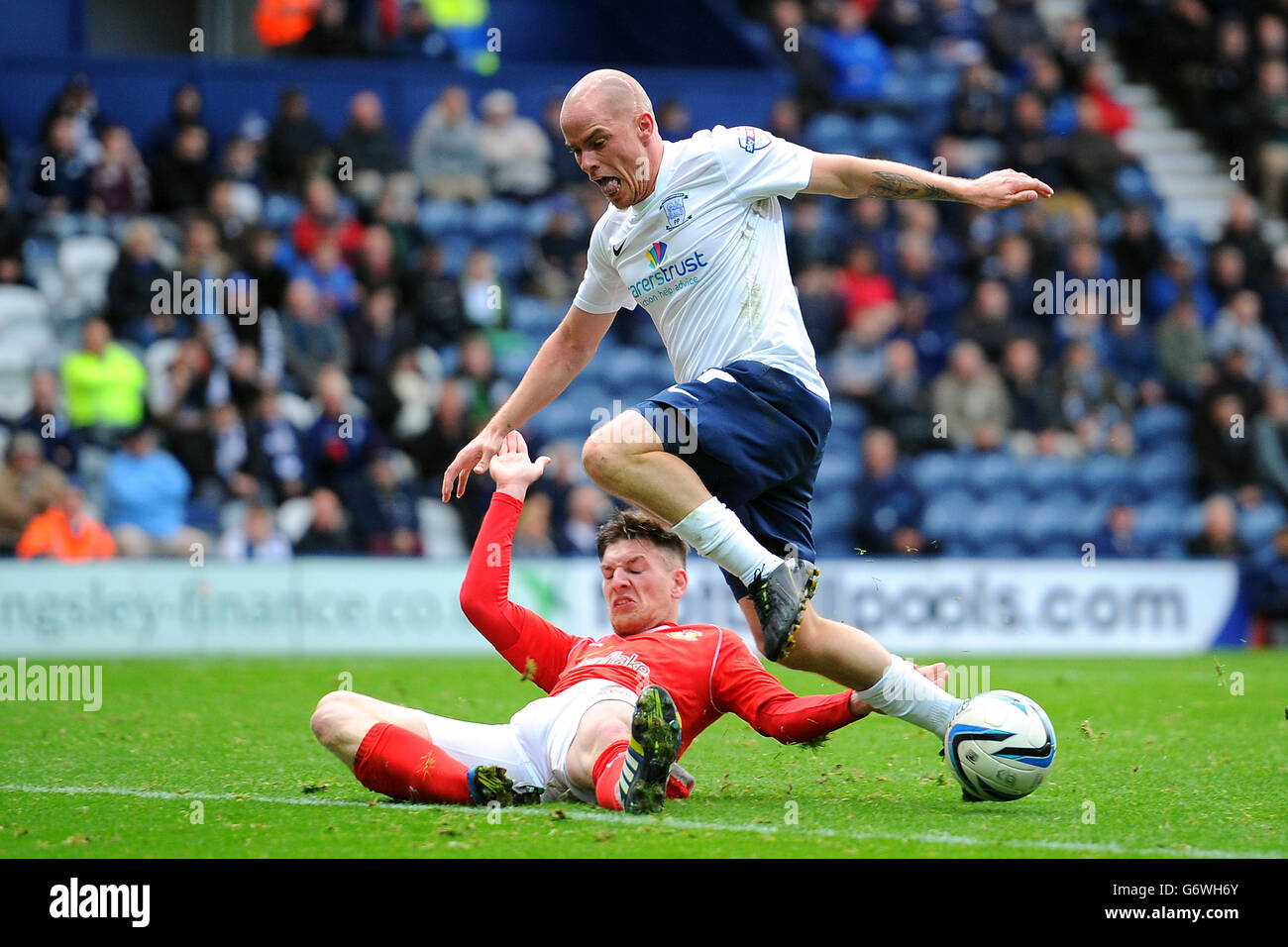 Calcio - Sky lega Bet One - Preston North End v Crewe Alexandra - Deepdale Foto Stock