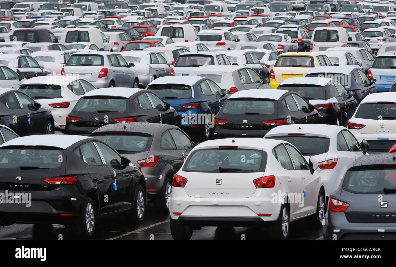 Nuova registrazione della macchina Foto Stock