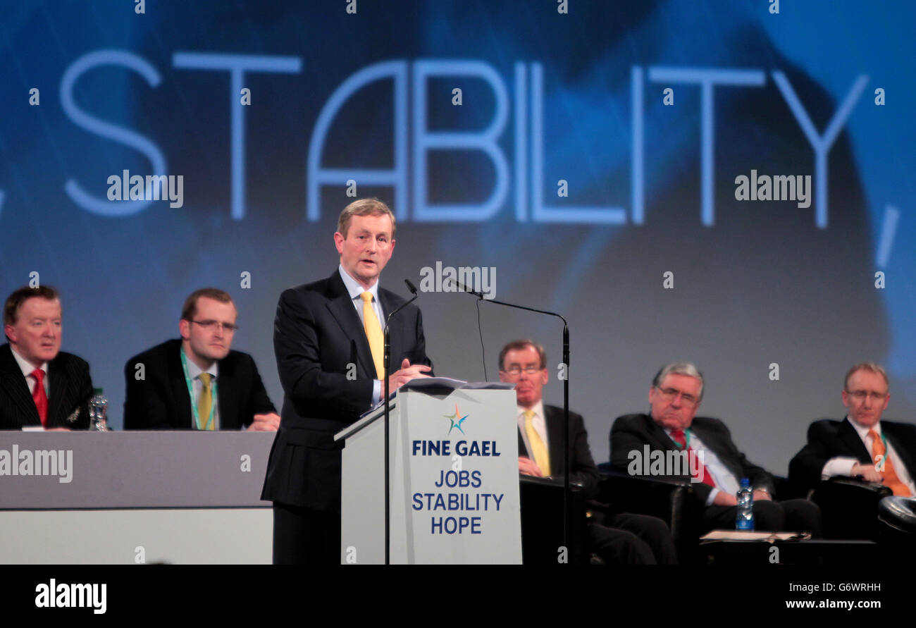Fine Gael ard fheis Foto Stock